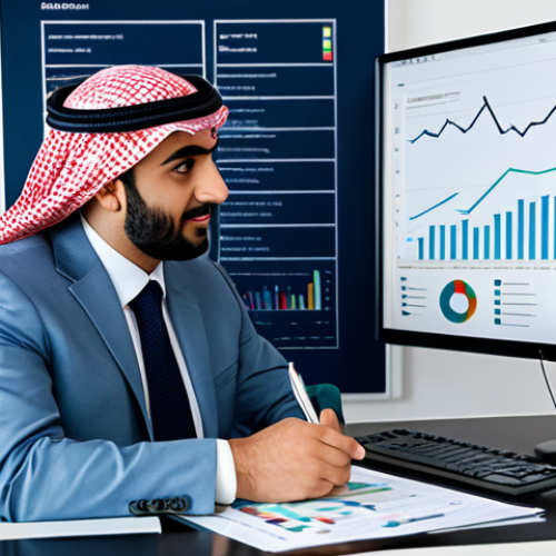 **

"A professional financial advisor in a modern office setting, wearing a modest business suit, consults with a Middle Eastern client (male, dressed in traditional but professional attire) about investment strategies. Charts and graphs are visible in the background, showcasing diversified portfolios. Safe for work, appropriate content, fully clothed, professional, perfect anatomy, natural proportions, family-friendly."

**