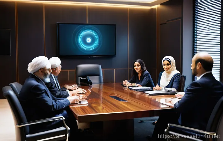 자산관리사 필수 윤리 강령 - **Prompt:** A highly skilled female financial advisor, professionally dressed in a chic, modest busi...