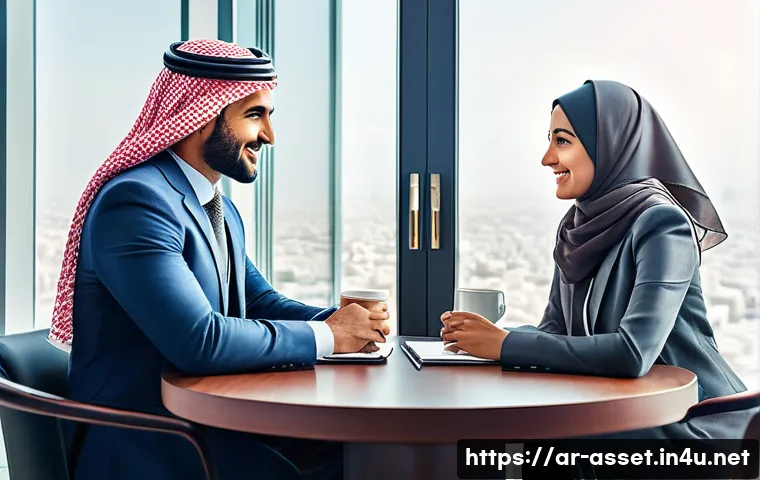 자산관리사와 보험 설계사의 역할 차이 - **Prompt 1: The Visionary Financial Advisor**
    "A well-dressed, confident Arab financial advisor,...